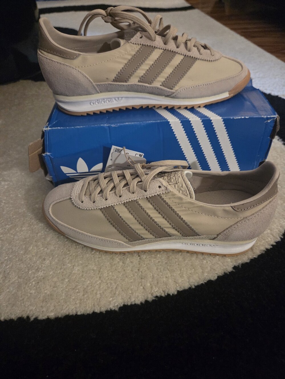 ADIDAS SL-72 BEIGE SNEAKER SZ 7.5W